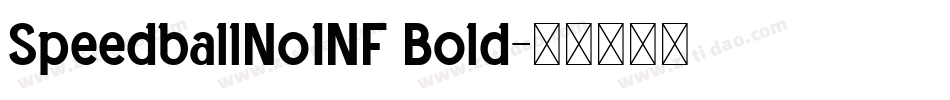 SpeedballNo1NF Bold字体转换
